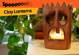 Spooky Clay Lanterns (PCs)