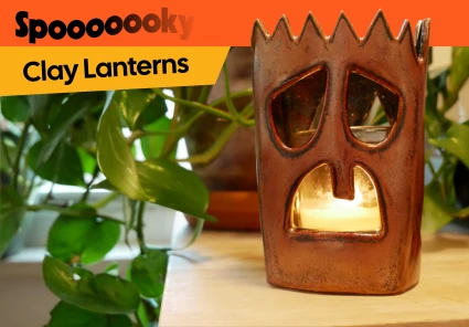 Spooky Clay Lanterns (PCs)